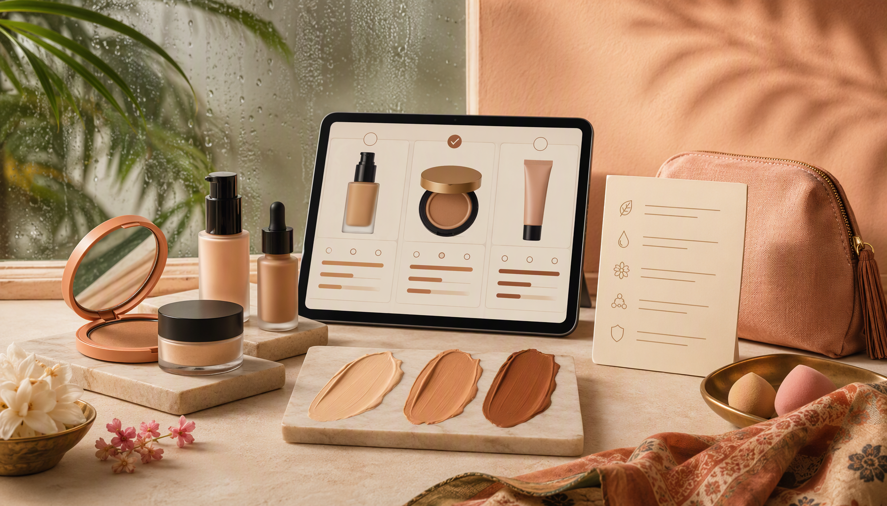 How to compare beauty products online India: shade, formula, seller, and returns.